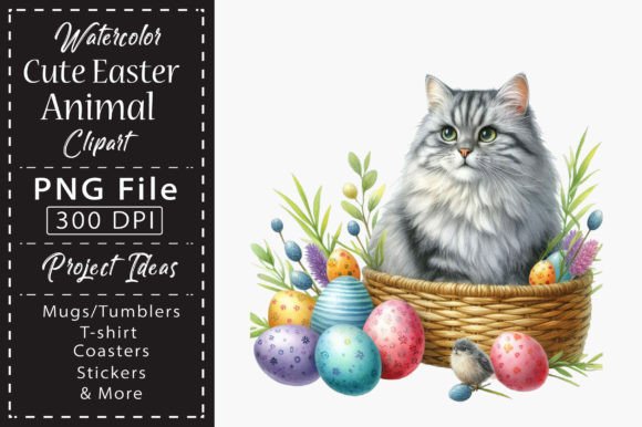 Cute Easter Animal Clipart for Crafters & Handmade Business Owners