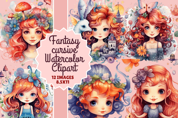 Fantasy Cursive Watercolor Clipart: A Designer’s Real-World Embroidery Review