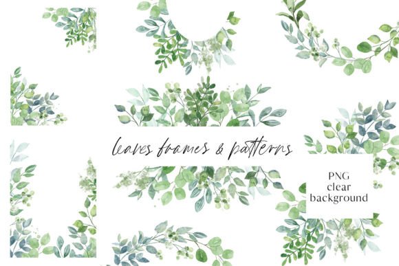 Leaves Watercolor Clipart Set: A Fresh Illustrations Boost for Bloggers