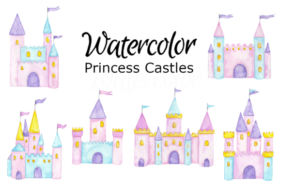 Princess Castles Watercolor Clipart: A Visual Designer’s Real-Use Review for Bloggers & Publishers