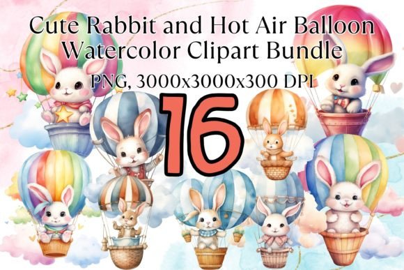 Rabbit Balloon Watercolor Clipart Bundle: A Designer’s Real-World Review for Branding and Creative Projects