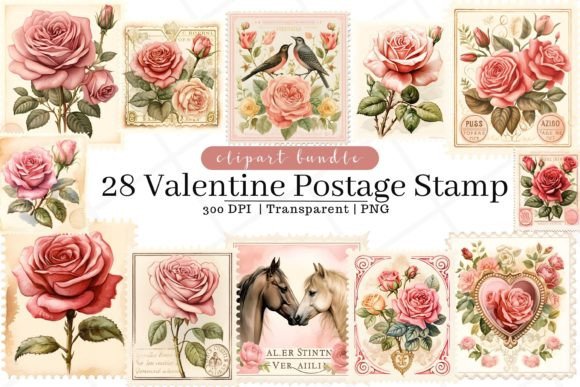 Valentine Postage Stamp Watercolor: A Designer’s Take on Its Use in Real Client Projects