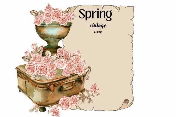 Watercolor Spring Vintage Illustrations: A Brand Designer’s Review for Local Business Branding