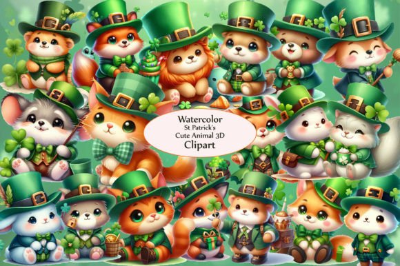Watercolor St. Patrick’s Animal Clipart: A Brand Designer’s Review for Marketing Use