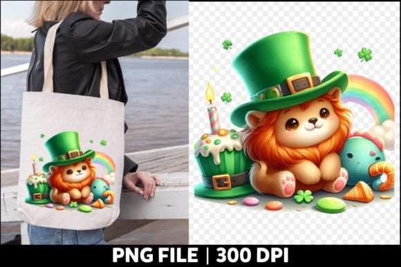 Watercolor St. Patrick’s Day 3D Clipart for Crafting & Handmade Business