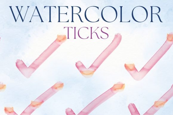 Watercolor Ticks: A Fresh Illustration for Local Branding and Packaging